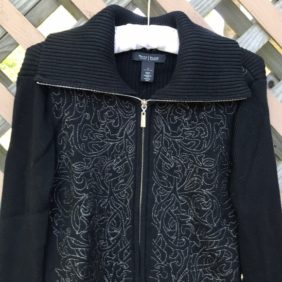 WHBM zip up sweater - Picture 1 of 7